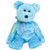 Ty Beanie Baby  Sherbet The Bear Blue Version