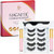 MEEYEE Magnetic Eyelashes Magnetic Eyeliner and Magnetic Eyelash Kit Reusable 3D False Eyelashes Waterproof Magnetic Liquid Eyeliner Natural Look 5 Pairs