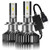 H7 LED Headlight Bulbs Conversion kit 12000LM 72W 6500K ZES Chips Xenon White Extremely Bright Headlamp Bulbs Fog Lamp HiLo Beam LED Bulbs  Mini Size  2 Year Warranty Pack of 2