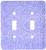 3dRose lsp_99381_2"Fun Lavender Paisley Pattern- Fashion" Double Toggle Switch Multicolor