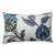 Pillow Perfect Auretta Peacock Throw Pillow Rectangular Grey