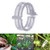 MIHEY 300 Pcs Tomato Trellis Clips Tomato Vine Clips Plant Support Garden Clips for Vine Vegetables to Grow Upright and Healthier