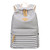 Abshoo Causal Canvas Stripe Backpack Cute Lightweight Teen Backpacks For Girls School Bookbag Grey