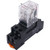 TWTADEAC 24V 10A Coil Electromagnetic Power Relay 8 Pins 2DPT 2NO2NC with Indicator Light and Socket Base YJ2NLY