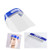 2 Pack Transparent Visor with Elastic Band and Protective Film Face Shield