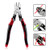 SPEEDWOX Diagonal Pliers 812 Inches Multi Use Wire Stripper Crimper Cutter Industrial Side Cutting Pliers Heavy Duty Professional Tool Fine Plier High Leverage