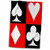 3D Rose Poker. Four of A Kind. Aces. Popular Image Hand Towel 15" x 22"