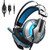 EKSA Gaming Headset for PS4 PC Xbox One Controller Noise Cancelling Over Ear Headphones with Mic LED Light Bass Surround Soft Memory Earmuffs for Laptop Mac Nintendo Switch Games