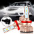 KaiDengZhe H8 H9 H11 Super Bright LED Headlight Bulb Xenon White 85W 6000K Car LED Front headlights bulb Halogen Headlight Replacement LowHigh Beam Conversion Kit with Cooling Fanpack of 2