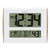 La Crosse Technology BBB86095 Digital Atomic Wood Sided Wall Clock with Temperature and Indoor Humidity White