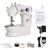 Mini Sewing Machine Portable Sewing Machine Electric Sewing Kit Crafting Mending Machine with Dual Speed Double Thread