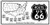 Signs 4 Fun Route 66 Shield Map License Plate