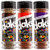 DAKs Spices GRILL SET 3 PACK  Grill it the nosodium way to your hearts content! 100 salt free and 100 MSG free seasoning that will make your barbecue come alive! Rub it sprinkle it coat it