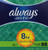 Always Ultra Thin Feminine Pads with Wings LongSuper Unscented 88 Count