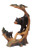 Black Bear Decor Carved Log Look Figurine of Black Bear and Cub 9