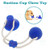 Demlor Pets Multifunction Pet Molar Bite Toy Durable Dog Tug Rope Ball Toy with Suction Cup Tugging Pulling Chewing Playing Blue