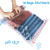 BYSURE 16 Pack Travel Space Saver - Roll Up Storage Bags - Compression Bags for Clothes - No Vacuum or Pump Needed