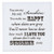 3dRose qs_79151_1 You Are My Sunshine- Word Art- Vintage Song-Quilt Square, 10 by 10-Inch