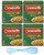 Creamette Small Pasta Rings Bundle 4 Boxes of Creamettes Small Pasta Rings 7 ounces and 1 and white spork