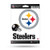 NFL Rico Industries Die Cut 3Piece Triple Spirit Sticker Sheet Pittsburgh Steelers