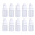 SUPVOX 10PCS Plastic Squeezable Dropper Bottles Empty Drop Bottles Essential Oil Squeeze Bottle Refillable Containers with Caps 5ml