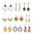 9 Pairs Vintage Drop Dangle Earrings for Women Girls Boho Earrings Jewelry Set Bohemian Statement Earrings
