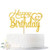 Gold Glitter Happy 42nd Birthday Cake Topper Hello 42 Cheers to 42 Years Old FourtyTwo Years Old Party Decoration Supplies