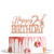 Rose Gold Glitter Happy 2nd Birthday Cake Topper Hello 2 Cheers to 2 Years Party Decoration