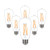 WinsaLED Dimmable Vintage LED Edison Bulb 6W 700LM 60 Watt Equivalent E26 Base Bulb with 2700K Warm White ST58 Antique LED Filament Light Bulb Pack of 6