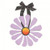 Embellish Your Story Purple Flower Magnetic Wall Art - Embellish Your Story Roeda 18965-EMB