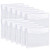 FANWU 12 Pack Clear Plastic Envelopes Reusable Expandable Poly Envelopes with Hook  Loop Closure  116 Expansion  Letter A4 Size Document File Envelopes folders for School Home Office