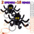 Wocst 2 Pack Halloween Inflatable Spiders Ring Toss Game Set for Halloween Party Supplies Family Halloween Party Games Inflatable Spiders