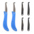 Tulead Caulking Tools Tile Joint Removal Tool Caulk Scraper Grout Remover Caulking Tool Kit