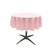 LA Linen Tablcloth Polyester Poplin Tablecloth 58-Inch Round, Pink Light