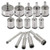 BokWin 15Pcs Diamond Drill Bit Set Hole Saw Set Tile Hole Saw Drill Bit for Glass Marble Granite Stone Porcelain Ceramic 650mm142
