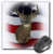 3dRose LLC 8 x 8 x 0.25 Inches Mouse Pad, Misty Haze Whitetail Buck American Flag Deer (mp_155265_1)