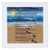 3dRose Footprints In The sand on Beach with Poem - Quilt Square, 10 by 10-Inch (qs_204469_1)