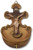 Catholic Clergy Gift Chapel Decoration Jesus Christ on Cross Budded Crucifix Holy Water Font
