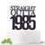 Black Glitter Straight Outta 1985 Cake Topper  Cheer to 35th Years  35 and Fabulous Cake Topper  35th BirthdayWedding Anniversary Party Sign Decorations