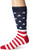 K Bell Mens Classics Novelty Crew Socks American Flag RedWhiteBlue Shoe Size 612