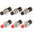 Clyxgs 6Pcs SelfLocking Latching Push Button Switch ACDC 250V 3A Pack of 6