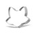 37 inch Fox Head Cookie Cutter  Stainless Steel
