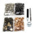 120 Set Leather Snap Fasteners Kit 1012515mm Metal Button Snaps Press Studs with 4 Setter Tools 4 Color Leather Snaps for Clothes Jackets Jeans Wears Bracelets Bags 125mm203#
