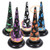 5PCS Halloween Inflatable Witch Hat Ring Toss Game Halloween Games with 10 Rings and Pump Halloween Decorations Gift for Kids Adults Family Party Games