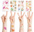 Temporary Tattoos for Children Boys Girls Party Favors Supplies Animal Temporary Tattoo Stickers
