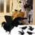 Halloween Black Feathered Crows Handmade Black Feathered Crow for Halloween DecorationsBlack Birds Ravens Props Decor 1 Pc Huge4 Pc Normal