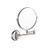 Fixsen Wall Mount Makeup Mirror 10x Magnification 8 inch Double Sided Vanity Mirror Nickel Finish Extendable