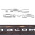 YOUTEER Tailgate Insert Letters fits for Tacoma 20162020 with Adhesive 3D Raised Tailgate Decal Letters Tailgate Insert Decals Letters Chrome