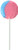 Fluffy Stuff Cotton Candy Pop 48 Pops by Charms