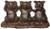 Hear No Evil See No Evil Speak No Evil Cast Iron Pigs Door Stop
